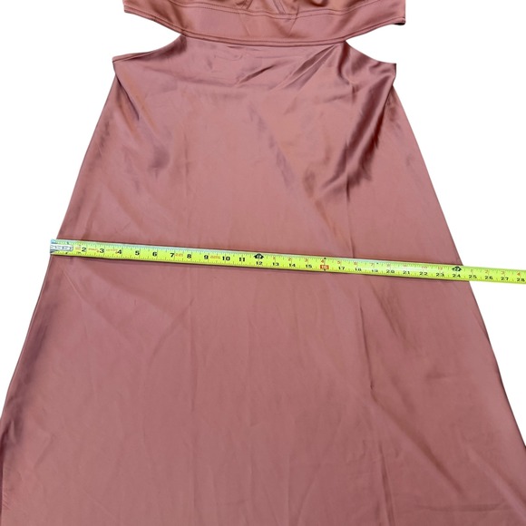 House of Harlow 1960 Maxi Dress XL Bronze Cutout Strap‎ Backle Formal Events - Picture 7 of 12